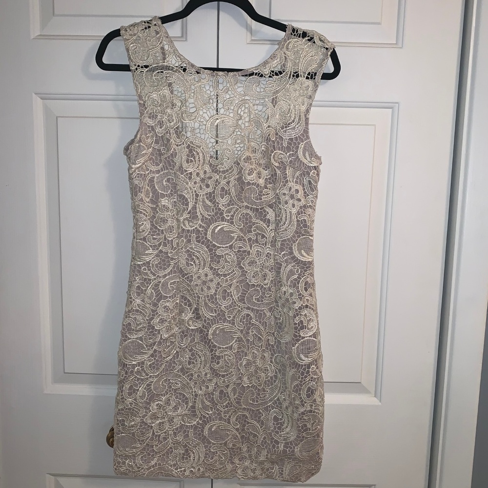 bebe lace dress